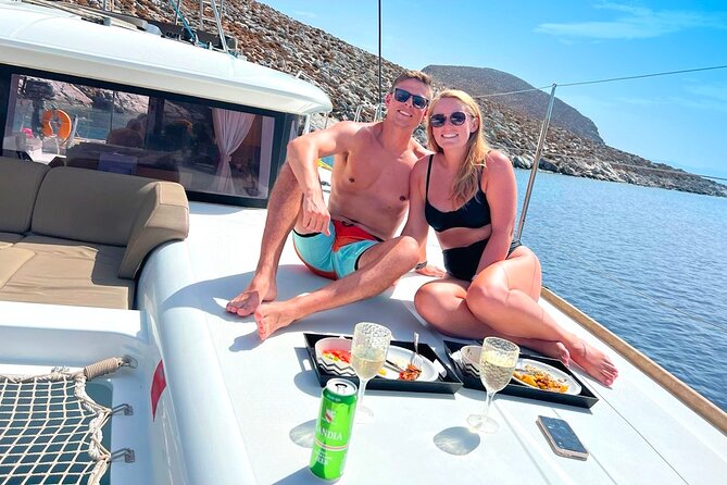 Heraklion: Catamaran Cruise to Dia with Sunset, Meal & Bar - What’s included for sea fun (and what you need to bring)