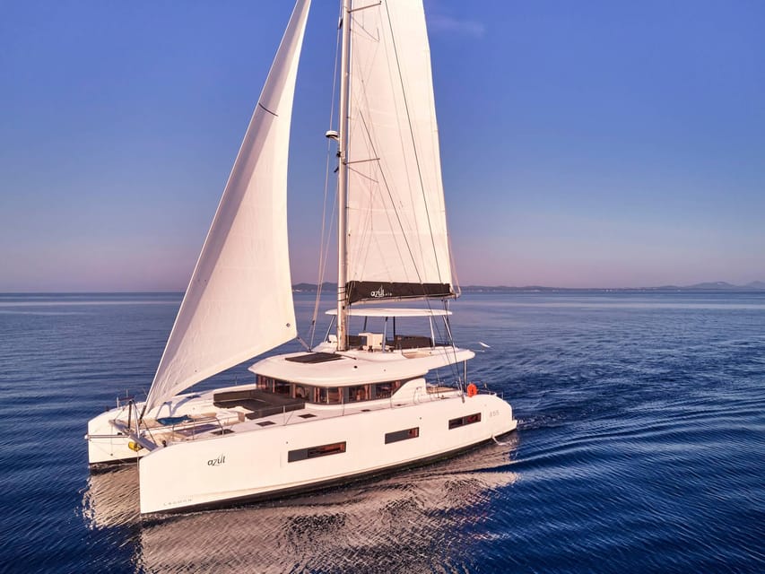Heraklion: Dia Island Luxury Catamaran Cruise with Meal - Morning versus sunset: timing changes the mood