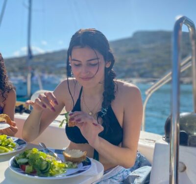 Heraklion: Dia Island Sailing Cruise with Snorkeling - The sail out of Heraklion Old Venetian harbor