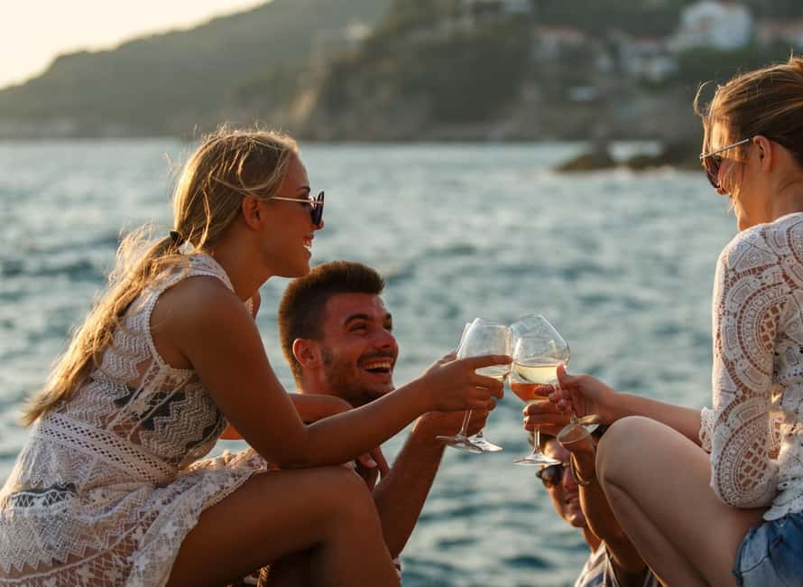 Heraklion Luxury Sailing Catamaran Dia Island | Gourmet Menu - The sunset return to Heraklion: the part people remember later
