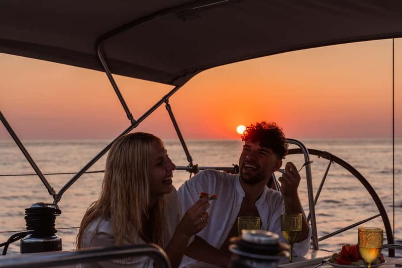 Heraklion: Sunset Sailing Cruise Dia Island with Snorkeling - After dinner: the raki moment and the second swim bay plan