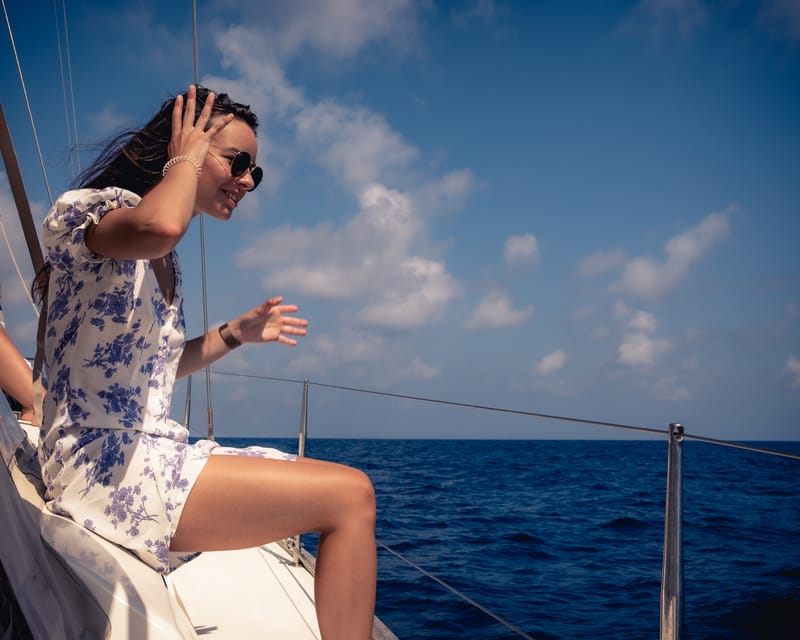 Ibiza: Midday or Sunset Sailing with Snacks and Open Bar - Your swim stop: paddleboard, snorkeling gear, and a real sea break