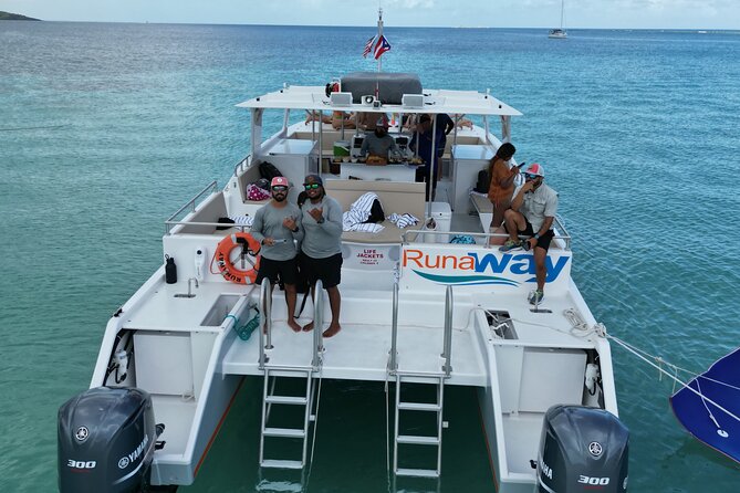 Icacos Double Dip Power Catamaran Snorkel & Beach Tour - Crew style: the names that kept popping up