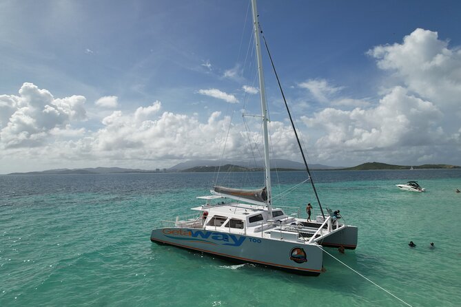 Icacos: Luxury Sailing Catamaran All Inclusive Beach and Snorkel - Snorkeling clinic for beginners: equipment included, guidance included