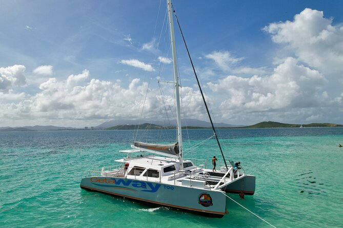 Icacos: Luxury Sailing Catamaran All Inclusive Beach and Snorkel - Cordillera Cays and beach time: less crowd pressure, more swim breaks