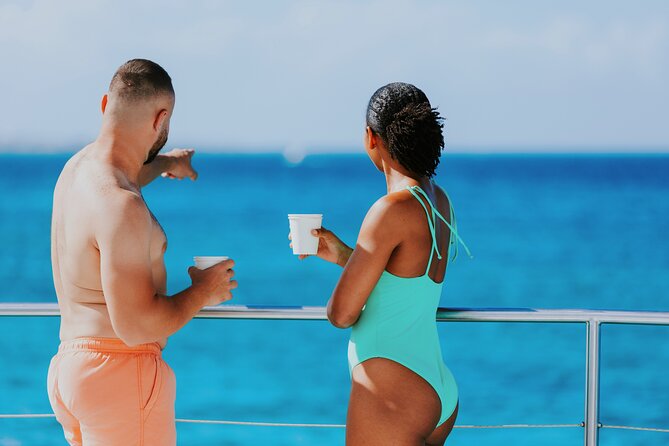 Iconic Aruba Sail and Snorkel Experience - Open bar, snacks, and that shaded-deck downtime