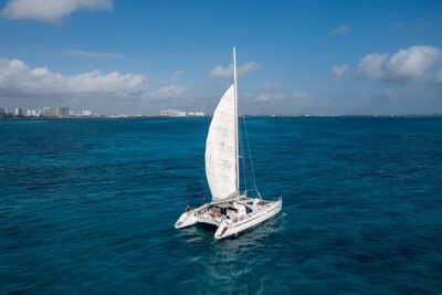 Isla Mujeres Plus by Albatros Catamarans - Docking at Punta Sur: beach club time where you can actually slow down