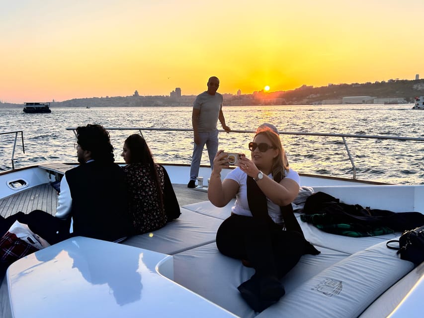 Istanbul: Bosphorus Sunset Cruise on a Luxury Yacht - Golden Horn, Galata Bridge, and Galataport Finish Line
