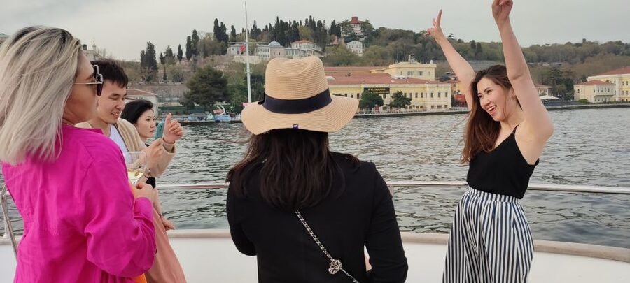 Istanbul: Bosphorus Sunset Cruise on Yacht with Live Guide - What’s Actually on Board: Drinks, Canapés, and Comfort