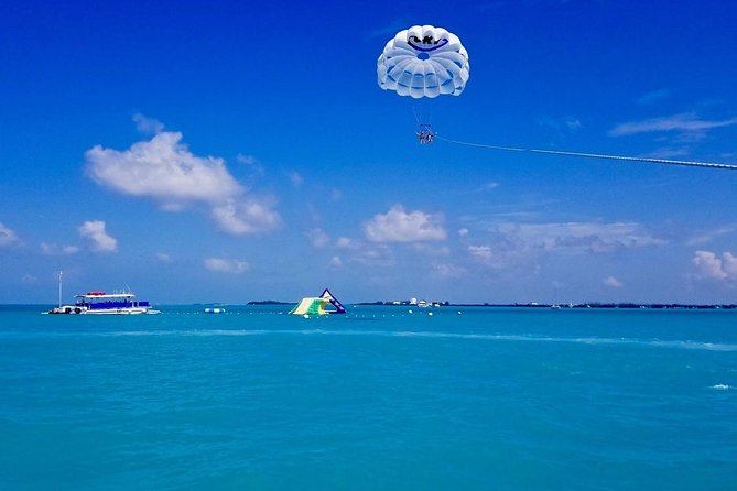 Key West Parasailing Adventure above Emerald Blue Waters - Photos and That $40 Cash Digital Package Moment