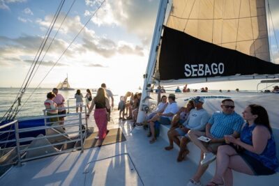 Key West Sunset Sail with Open Bar, Live Music and Hors D'oeuvres - Catamaran Comfort: Deck Space, Bathrooms, and Where to Sit