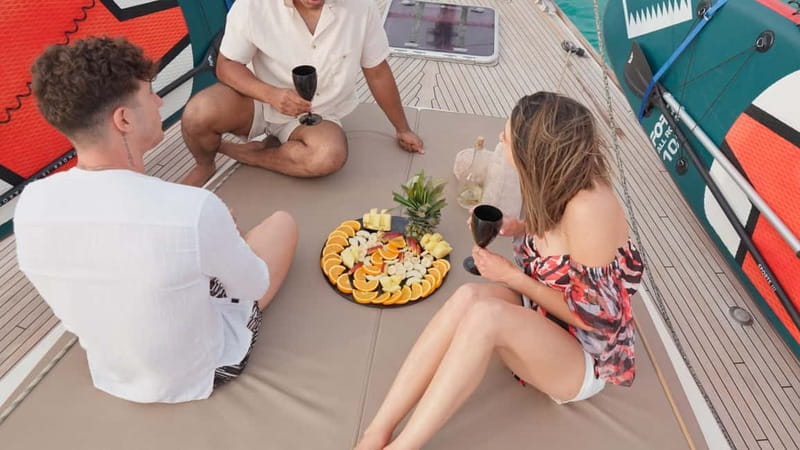 Kissamos: Balos & Gramvousa Luxury Catamaran Cruise - Balos Beach and Lagoon: making the most of a very limited window