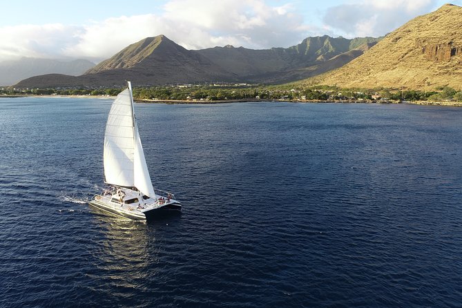 Ko Olina Catamaran Sail and Snorkel with Lunch - Inside the 53-foot catamaran: comfort, bar, and real deck time