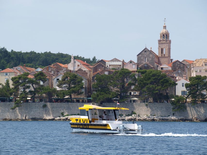 Korčula 3 ISLAND CATAMARAN TOUR Badija - Vrnik - Stupe - Stupe and the Blue Lagoon: snorkeling, sun time, and the Moro Beach bar option