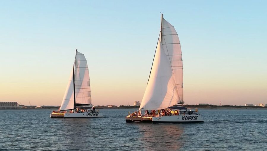 La Rochelle: Catamaran Cruise - Engine Off, Sails Up: The Relaxed Part at Sea
