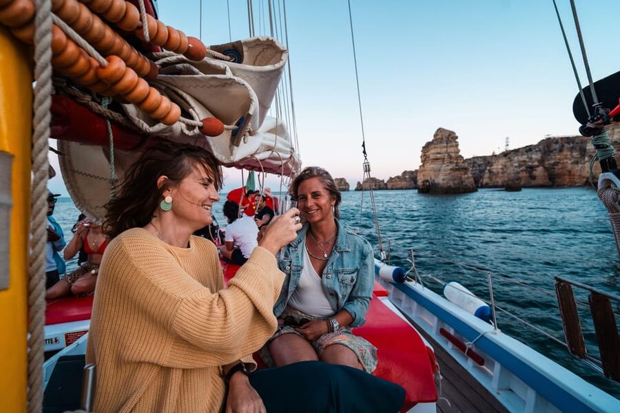 Lagos: Sunset Sail aboard a Traditional Boat with Prosecco - Windbreakers, Warm Layers, and What to Wear for the Atlantic