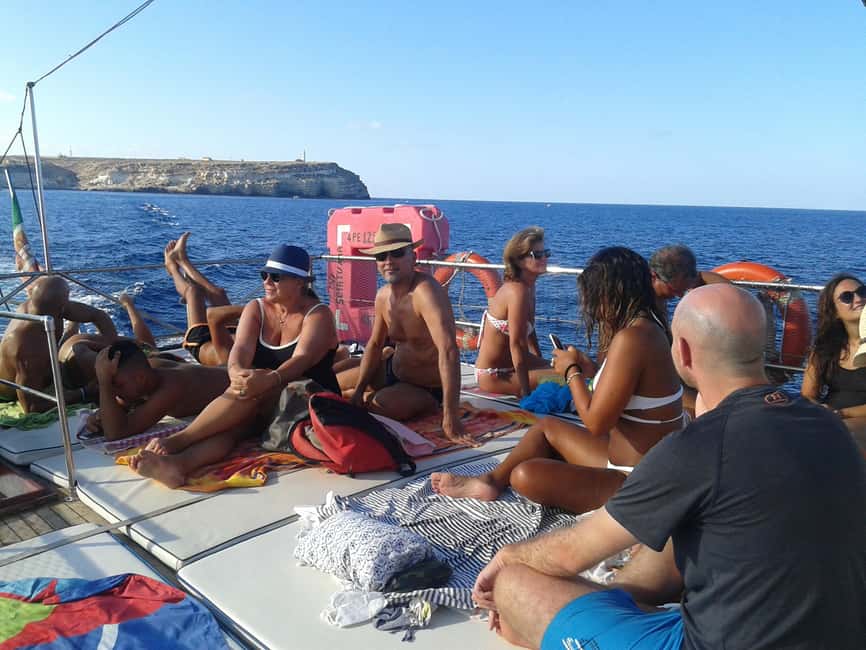 Lampedusa: Yacht excursion, swimming stops and typical lunch - What You Get on Board: Safety, Toilets, Showers, and Shade