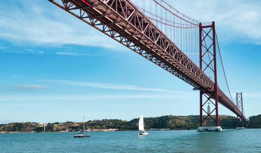Lisbon: City Skyline Sailboat Cruise with Drink and Snacks - The 25 de Abril Bridge and Cacilhas: The Best Skyline Trick Is Crossing the Water