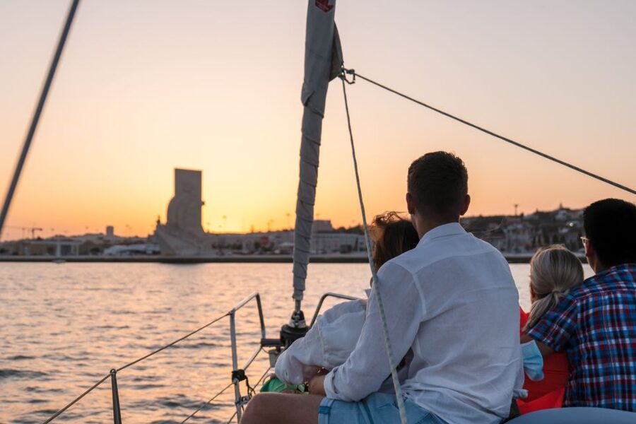 Lisbon: Daytime/Sunset/Night City Sailboat Tour with Drink - MAAT, Ajuda National Palace, and Cordoaria Nacional: Lisbon’s Waterfront Beyond the Postcards