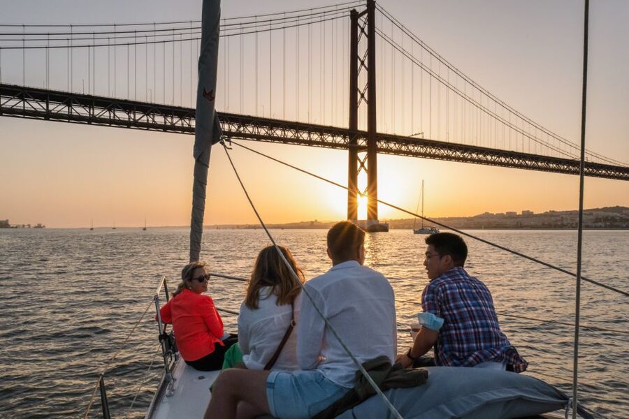 Lisbon: Daytime/Sunset/Night City Sailboat Tour with Drink - Central Lisbon From Water: Time Out Market, Bairro Alto, Chiado, and Baixa