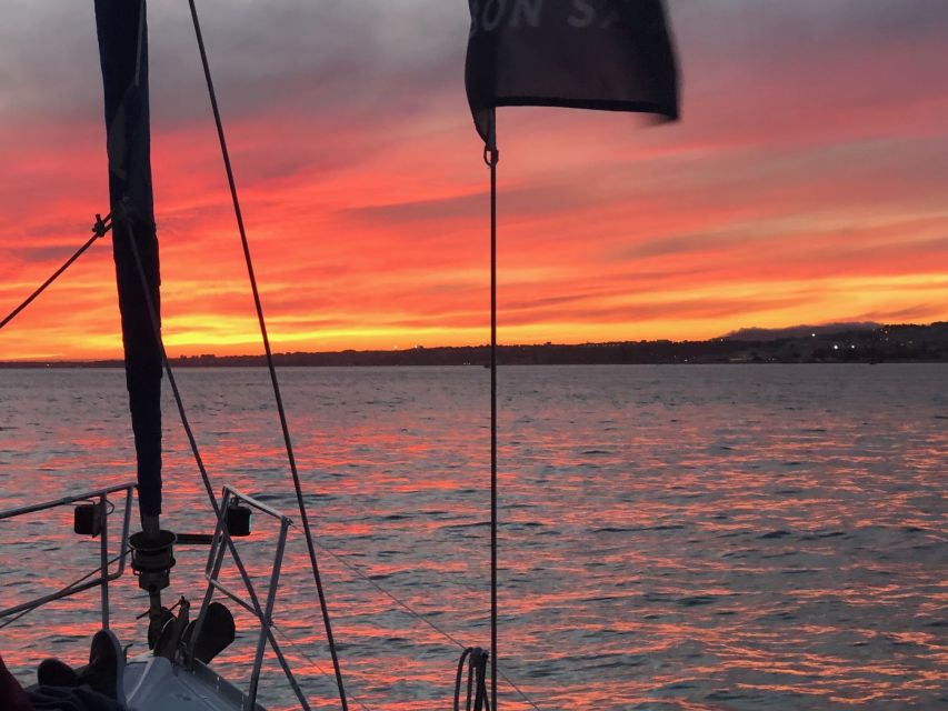 Lisbon: Enjoy a Sunset or Night Tagus River Sailboat Cruise - Monument to the Discoveries and Belém Tower: the classic Lisbon shoreline from the best angle