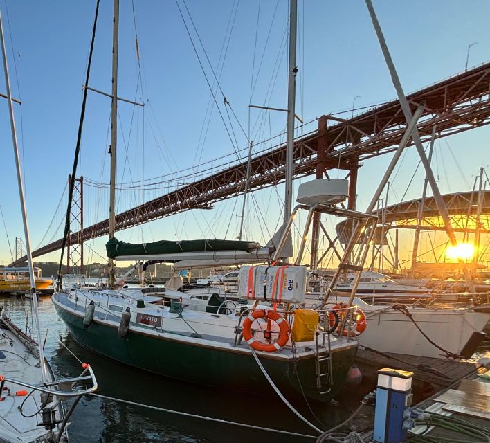 Lisbon: Private Sailing City & Sunset Tour - West to Belém: Tower and the Discoveries area from the deck