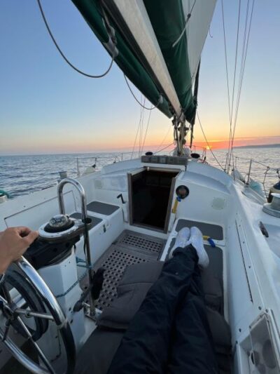 Lisbon: Private Sailing City & Sunset Tour - The first wow moment: sailing under the 25 de Abril Bridge