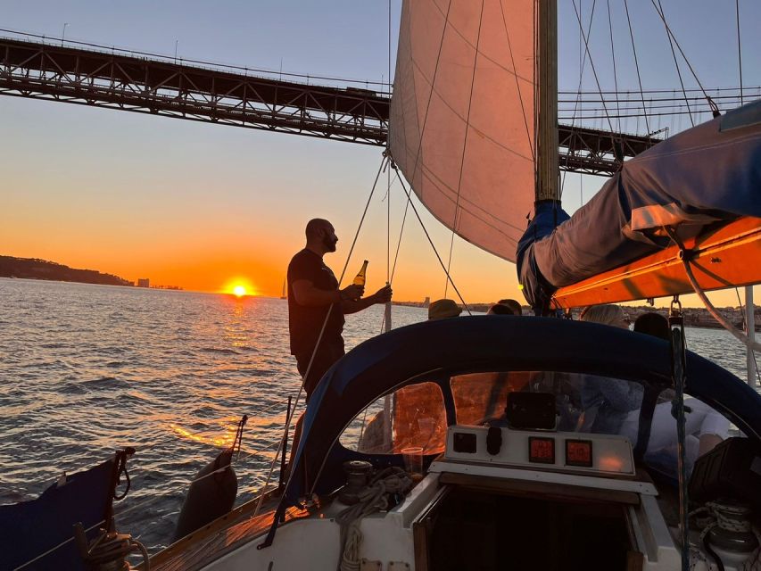 Lisbon: Sailboat Sunset Tour with a Drink - What you’ll see on the route: landmarks, but from the water