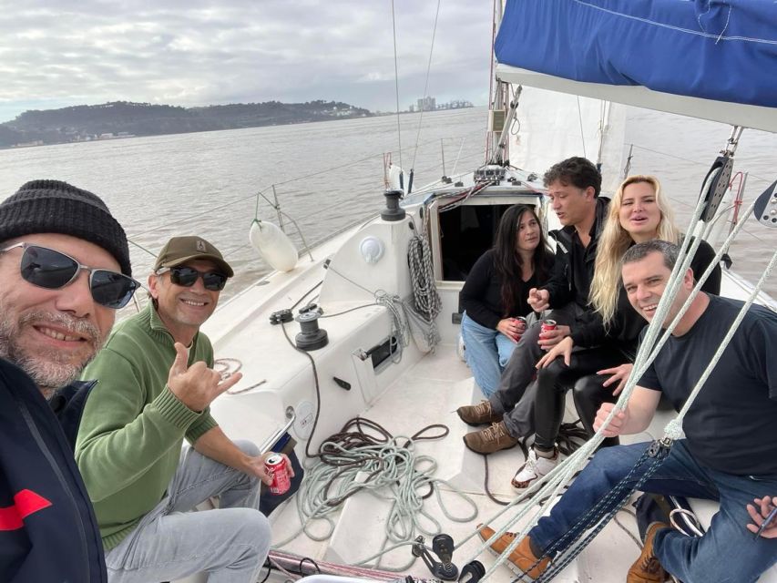 Lisbon: Sailing Sunset - Onboard crew, guide talk, and that small-group calm