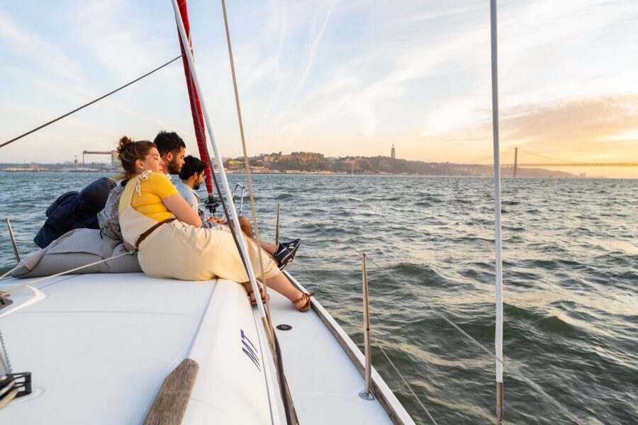 Lisbon: Sailing Tour on the Tagus River - Sunset option: the romantic view, with a quick reality check
