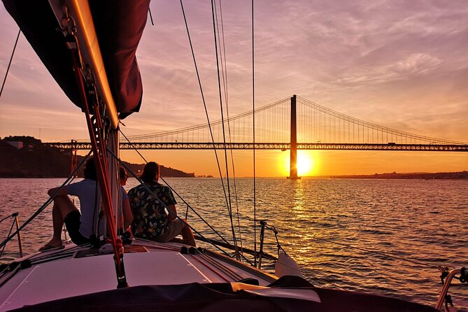 Lisbon Small Group Sunset Sailing 2h Cruise with Drinks Included - The 25th of April Bridge and Christ the King: landmark angles you can’t fake