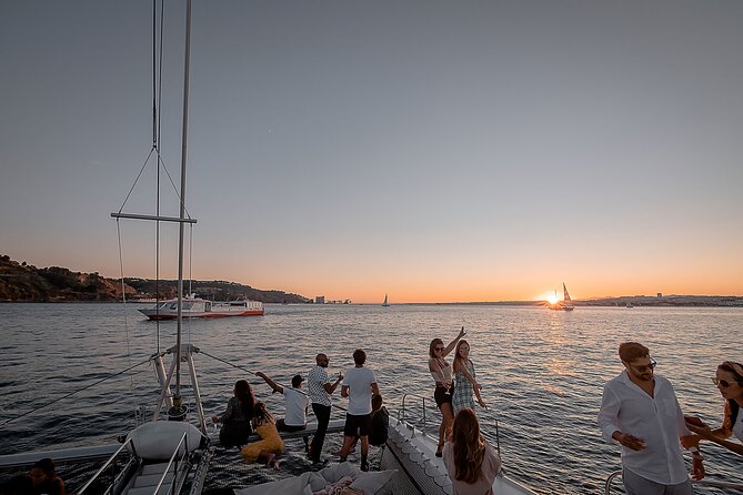 Lisbon: Sunset Catamaran Boat Tour with Music and Drinks - Key Things You’ll Notice Right Away