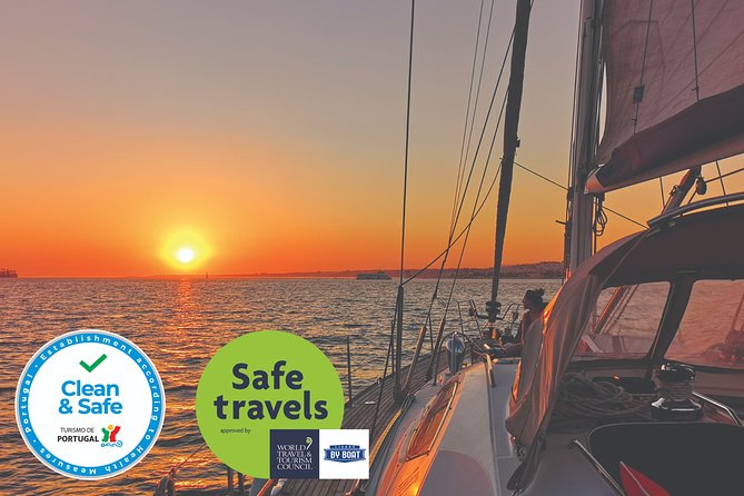 Lisbon Sunset Sailing Tour on Luxury Sailing Yacht with 2 Drinks - Price and value at about $61.67 per person