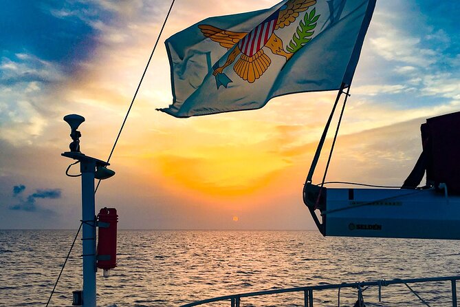 Live Music Sunset Sail - Passing Frederiksted Waterfront: Old Port Views From the Water
