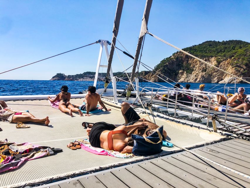 Lloret de Mar: Catamaran Sailing Cruise with BBQ and Drinks - Lloret de Mar as your launch point for the Costa Brava