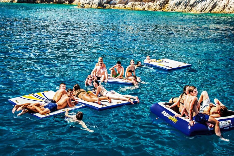 Lloret de Mar: Catamaran Sailing Cruise with BBQ and Drinks - Inside the catamaran: where you’ll actually spend your time