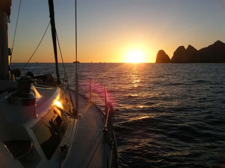 Los Cabos: Shared Sunset Sailing Cruise - When the Engine Stops and the Sails Go Up