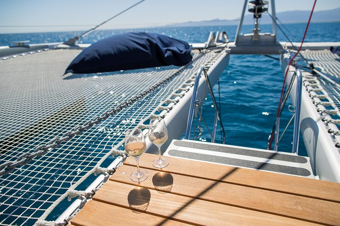 Lounge Catamaran SODADE Half-Day (Adults Only) - Murdeira Bay and Monte Leão: Where Swimming Options Come Alive