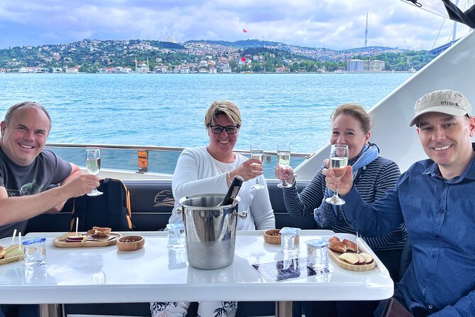 Luxury Bosphorus Yacht Tour – Asian Side Stop & Exploration - Bridges and forts: the Bosphorus as a strategic waterway