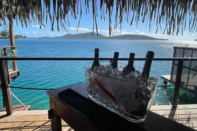 LUXURY Catamaran Bora Bora : The Sunset Escape - The sunset sail itself: Vaitape, a quiet glide, and Otemanu Mountain’s best angle