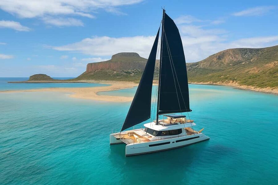 Luxury Catamaran to Balos: Sunset, Snacks, Drinks & Transfer - The included onboard vibe: snacks, drinks, and that easy first sip