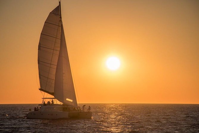 Luxury Small-Group Catamaran Cruise with BBQ, Open bar & Transfer - Red Beach and White Beach: Photo Time, Then Boat-Only Water