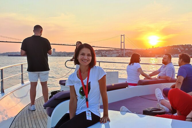 Luxury Sunset Yacht Cruise on the Bosphorus – Refresh & Relax - Ortaköy Camii and the Bosphorus Bridge: Where the Shore Gets Playful