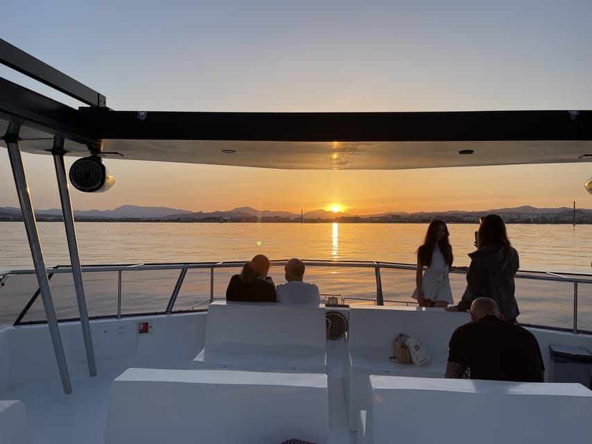 Málaga: Sunset Catamaran Trip - Sunset Sailing Off Muelle Uno: Malaga From the Water