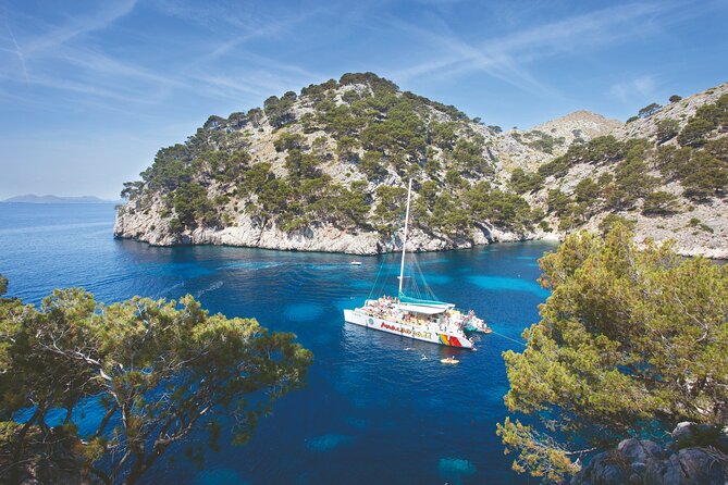 Mallorca Catamaran Cruise with Scenic Views and BBQ Lunch - Stop 3: Cala d’Engossalba / Cala Murta is where the day becomes a BBQ day