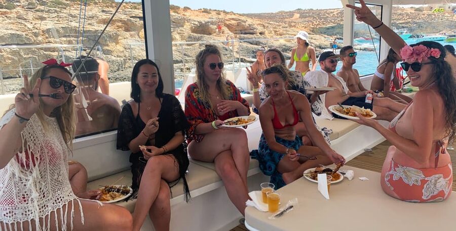 Malta: Blue Lagoon Evening Catamaran Cruise - The value question: is $62 worth an evening cruise?