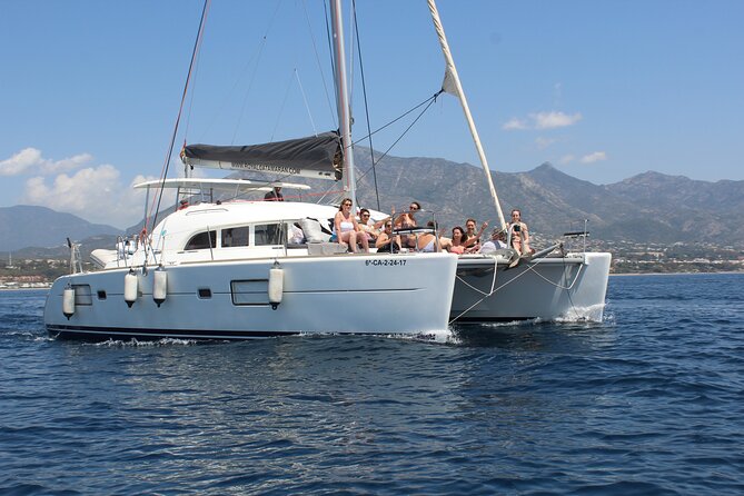 Marbella 3-hour Catamaran Group Excursion with Dolphin Watching - Puerto Banús stop: what you do while the boat anchors
