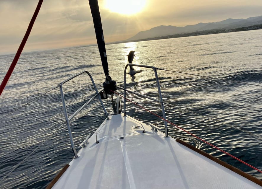 Marbella: Dolphin-Watching Sailboat Trip with Drinks, Snacks - Crew and Communication: Miguel, Oxana, and a Smooth Day