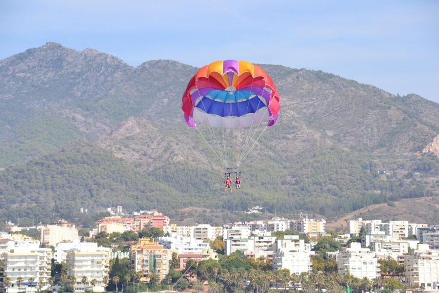 Marbella from the heights: Parasailing - Marbella Port Takeoff: Finding the Meeting Point Fast