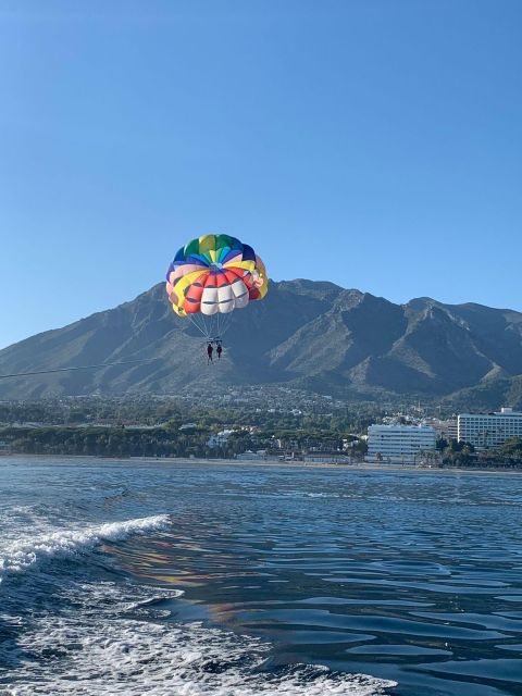 Marbella from the heights: Parasailing - Photos and Videos: Budget for Extra Memories